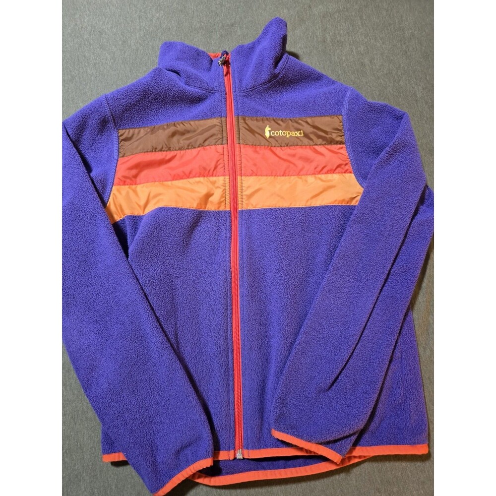 Cotopaxi Teca Fleece Full Zip Jacket Womens Small Outdoor Hiking Gorpcore Camp